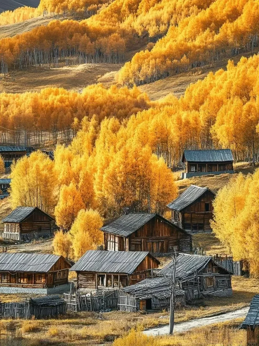 我的阿勒泰，如画般的禾木村🖼️