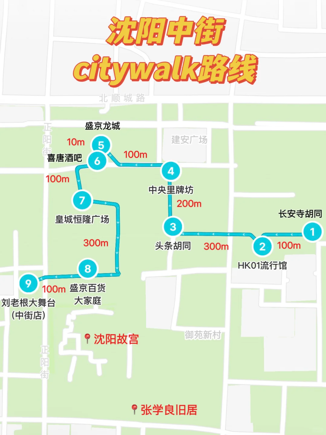 手把手教你‼️2h打卡沈阳中街18个热门机位