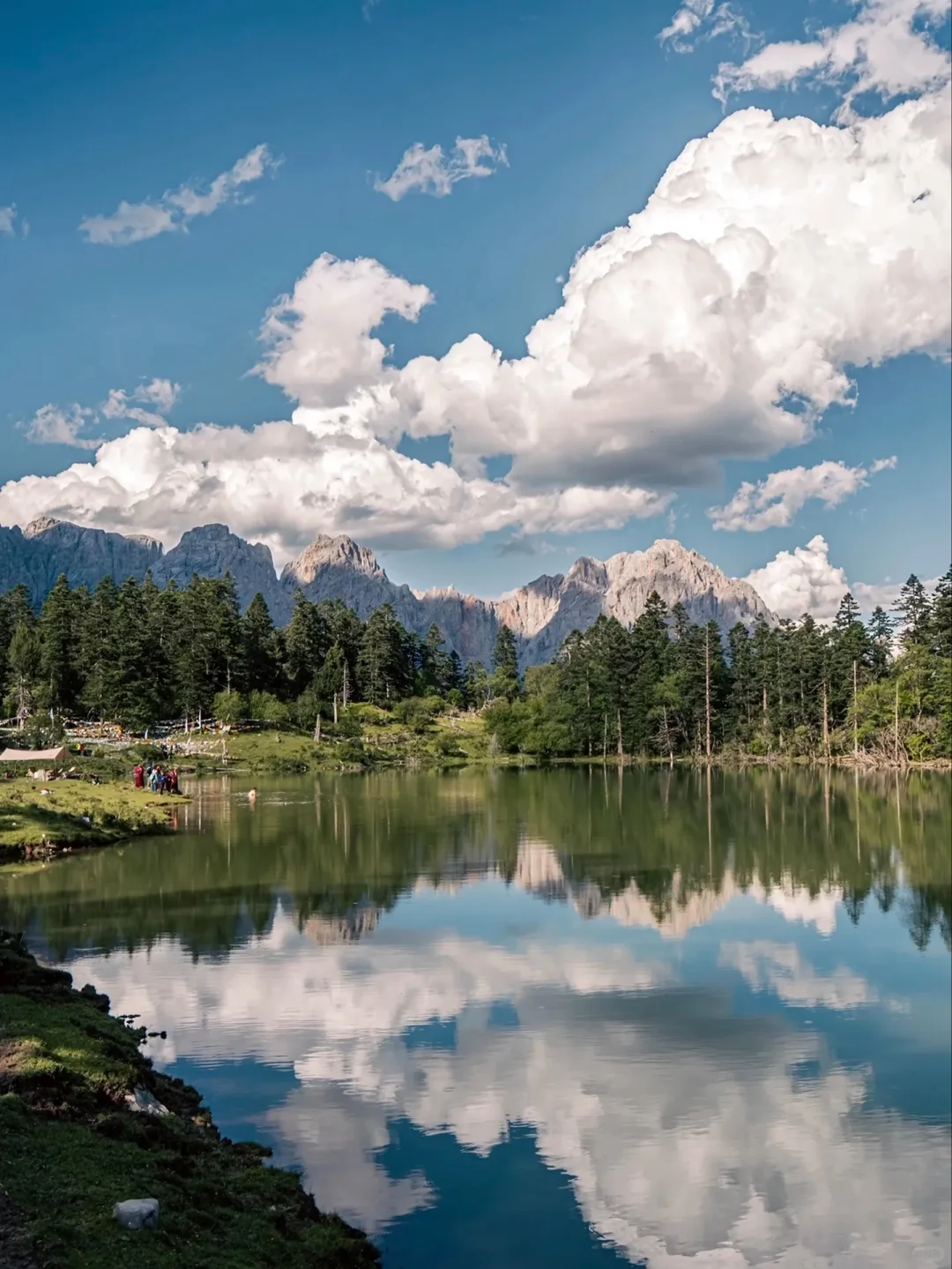 这里不是瑞士 这里是甘肃迭部骨麻湖