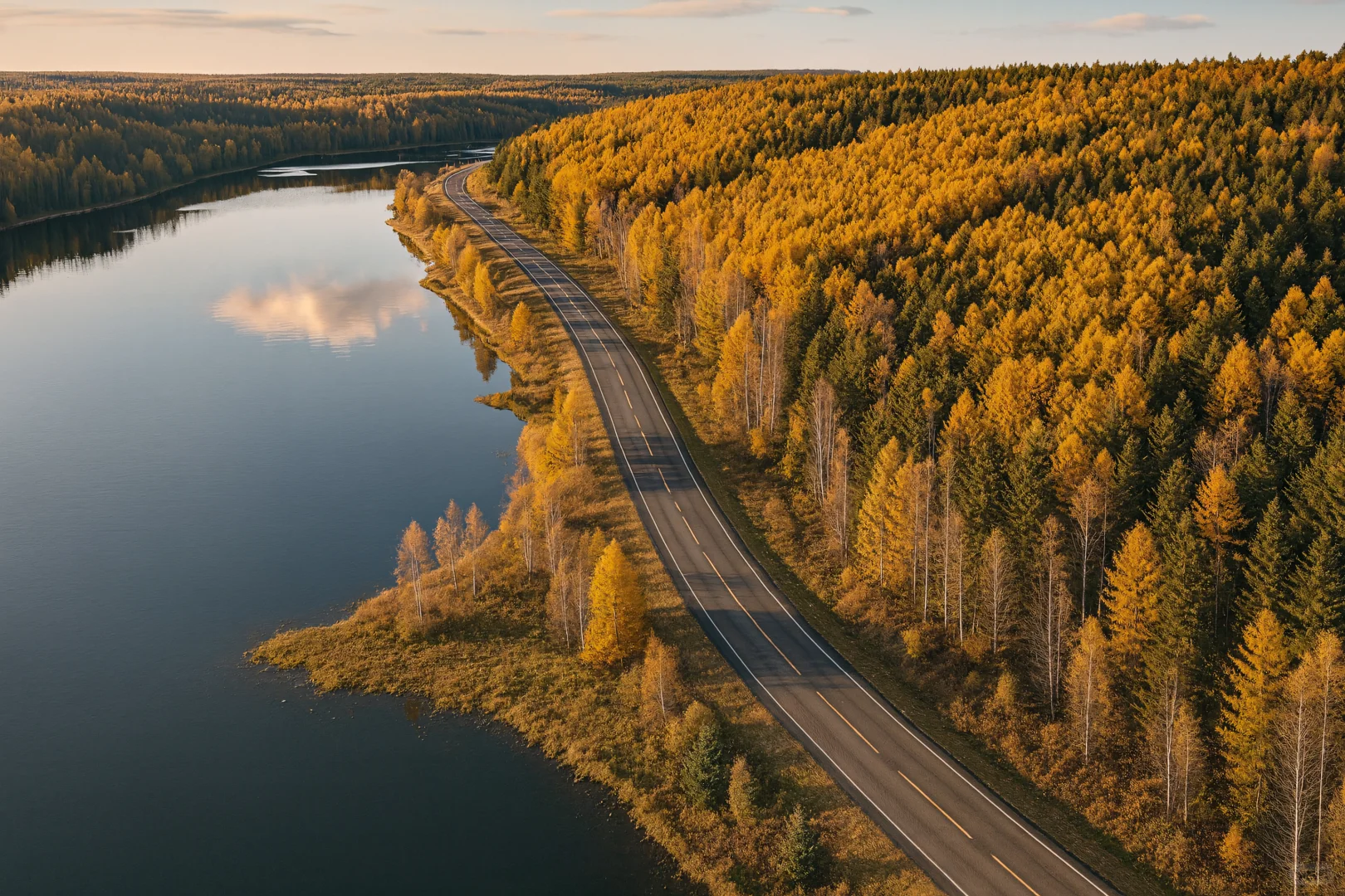北纬47°的秋天，美成一幅油画！