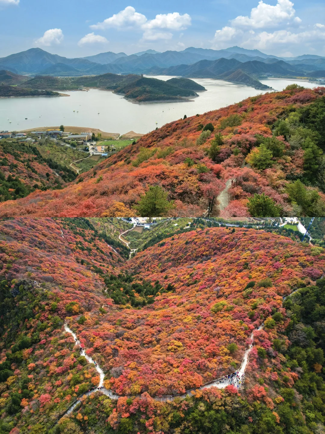 发朋友圈被问爆的绝美红叶谷🍁附地图