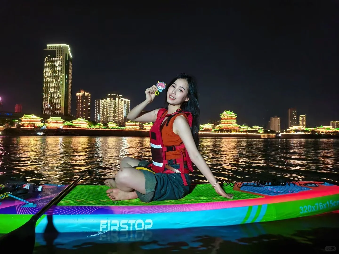 南昌夜游新玩法！夜光桨板小火车太梦幻了！✨