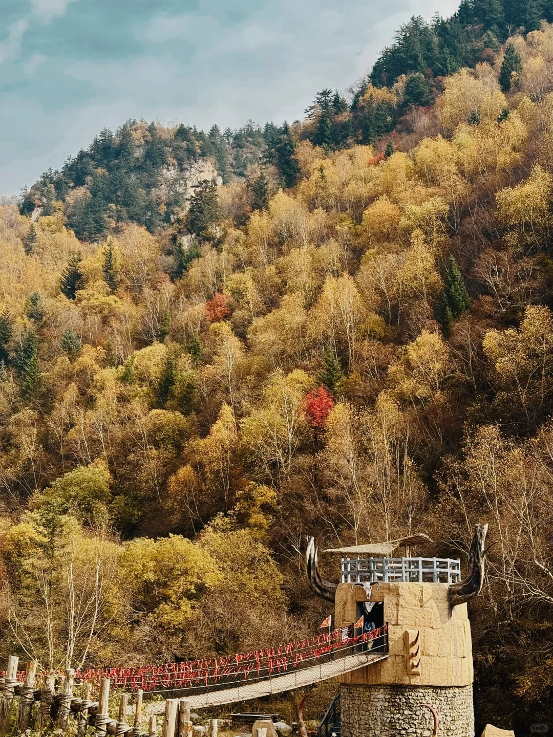 京津自驾4h｜辉川赏秋 人不多 叶子还在🍂