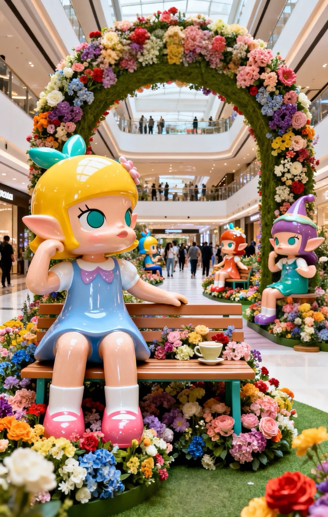 火爆🔥商场中庭美陈打卡艺术