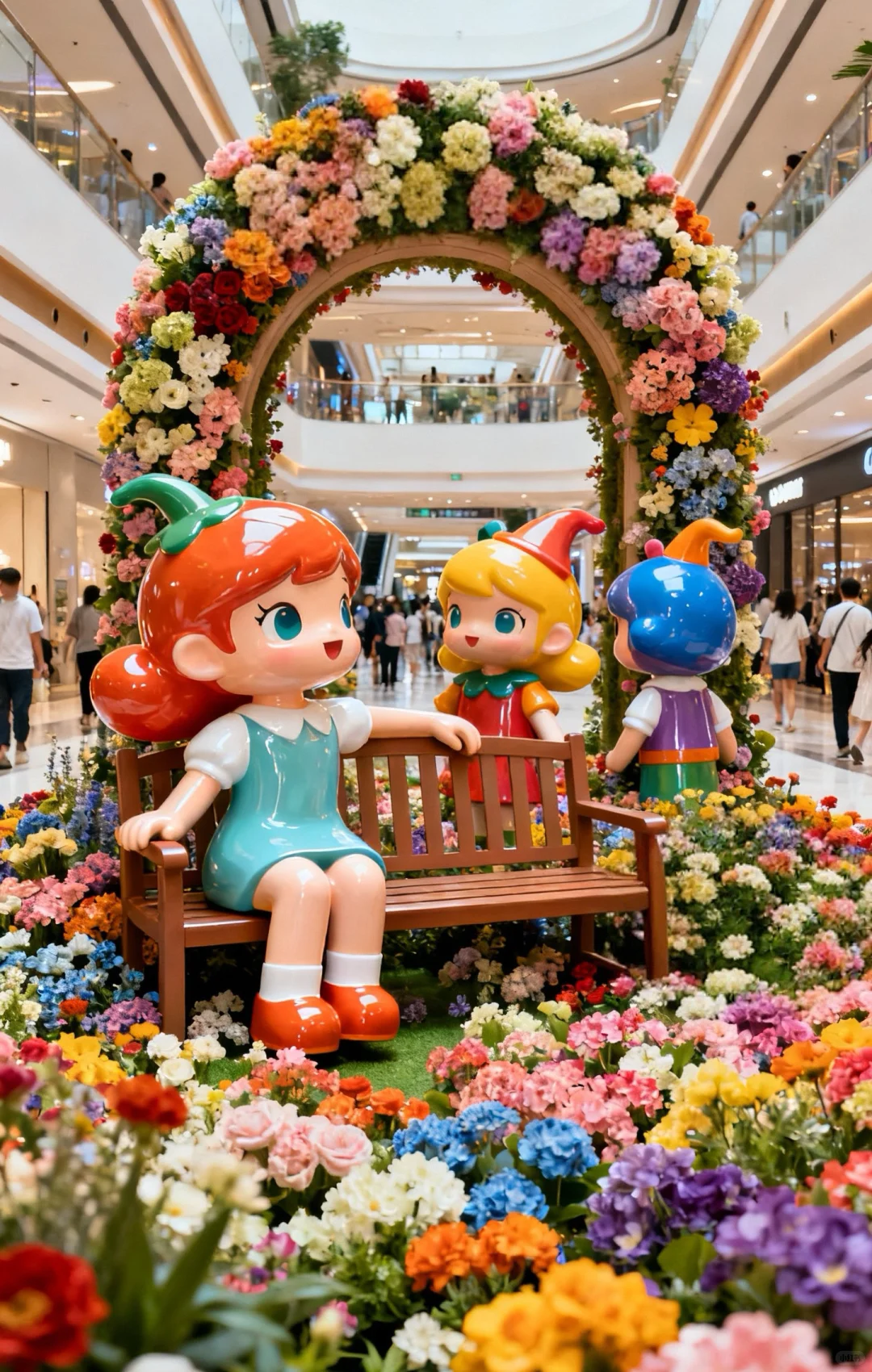 火爆🔥商场中庭美陈打卡艺术