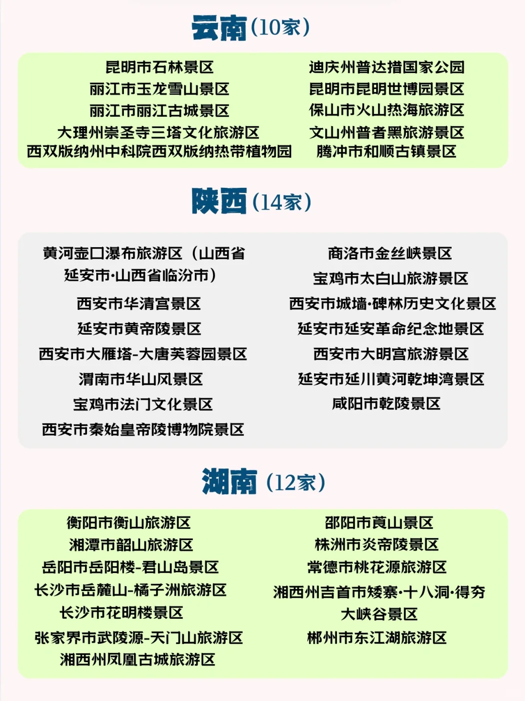 📢 358家“国家5A级旅游景区”全名单来啦！