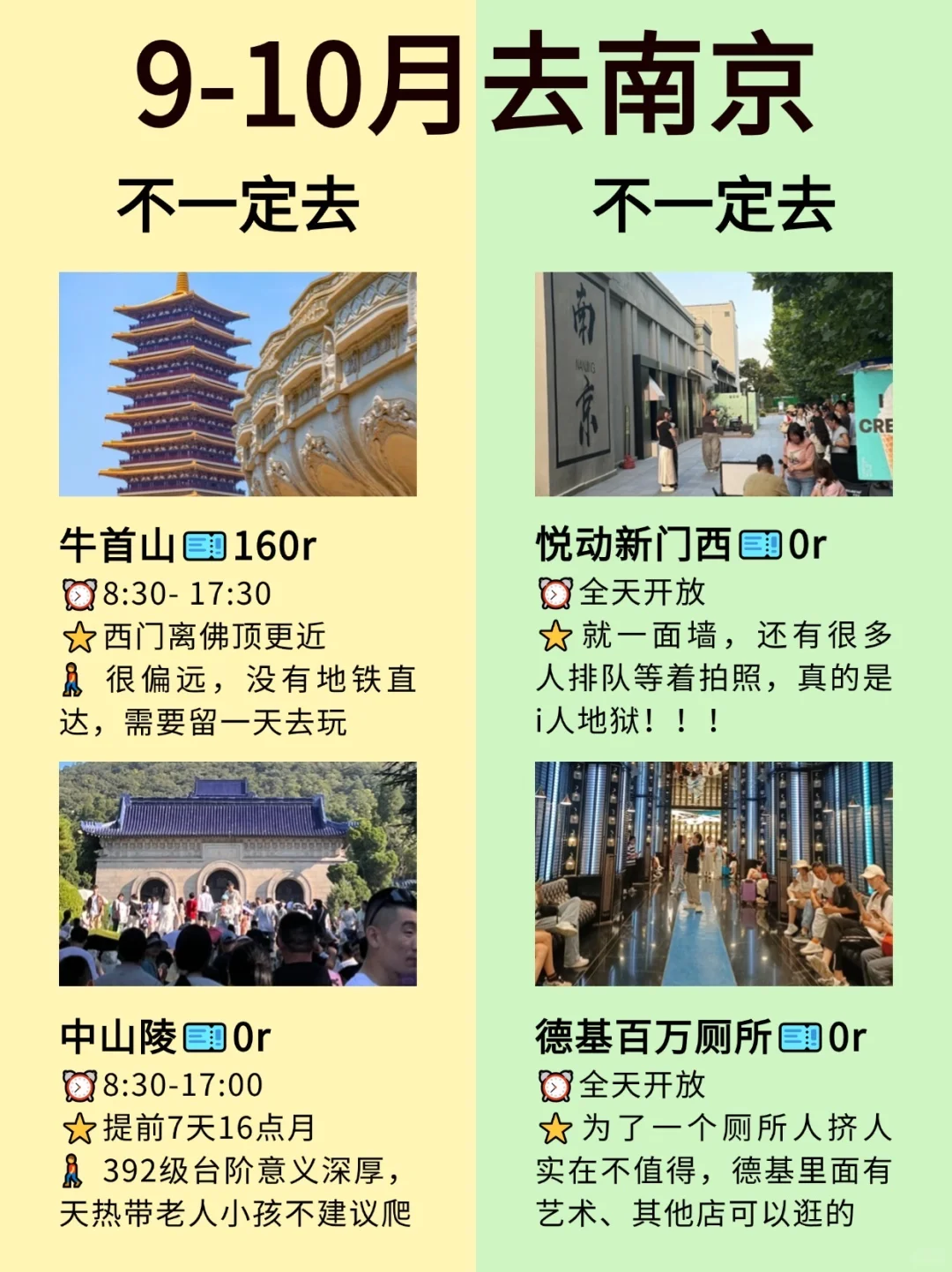 听劝❗️愿9-10月去南京的姐妹都能刷到这篇