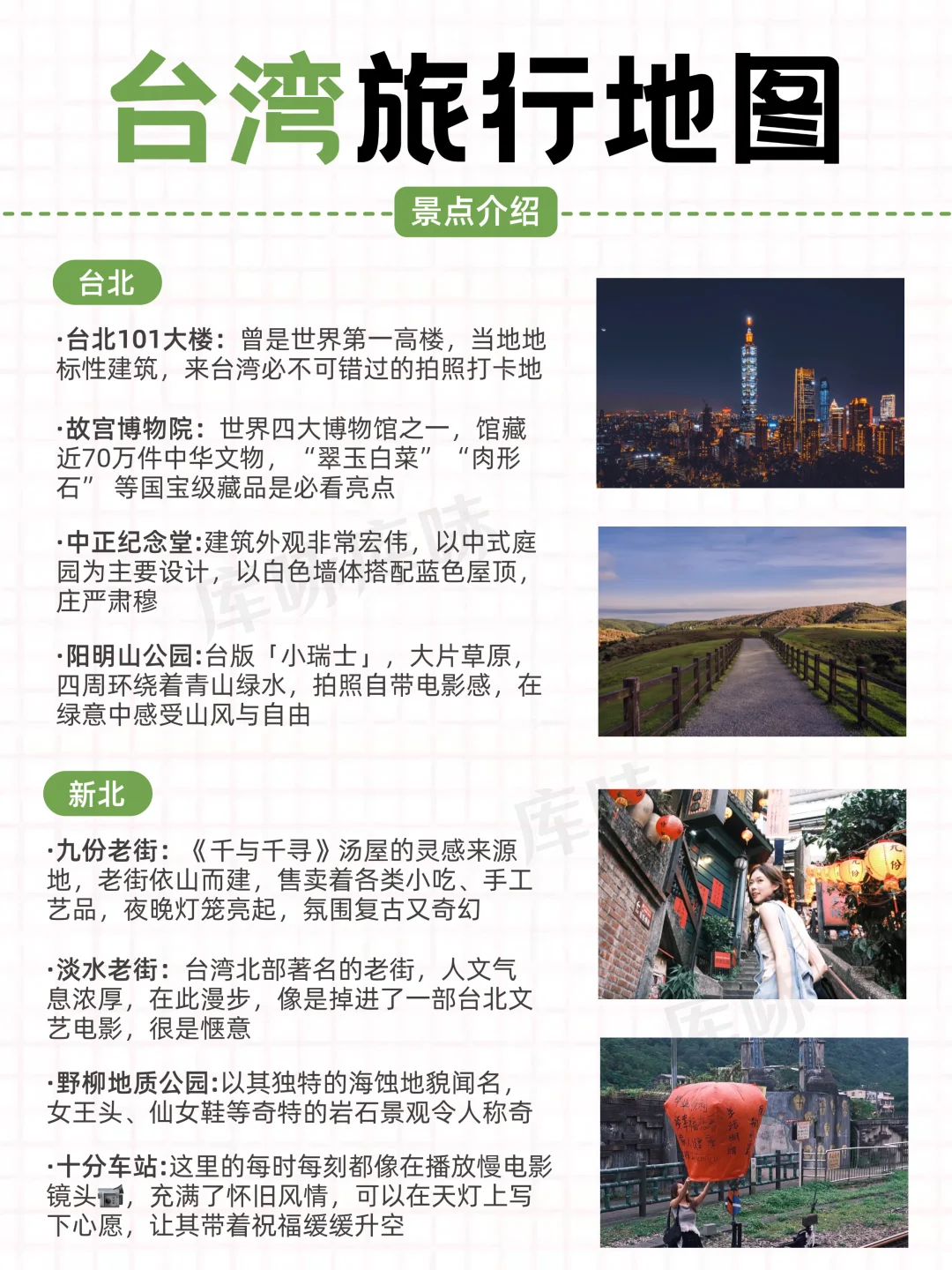 🗺️台湾旅游地图｜亮点景点全解锁✅