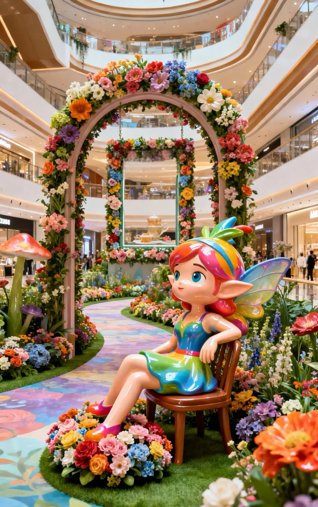 火爆🔥商场中庭美陈打卡艺术