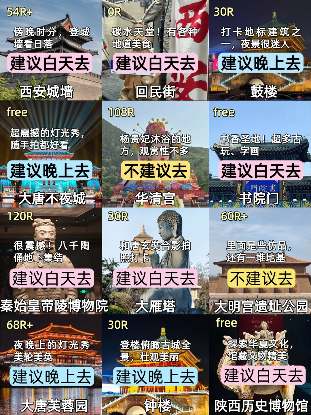 西安三日游最佳攻略-适合懒人的旅游计划！