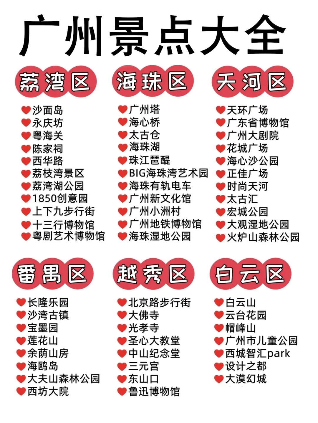 广州景点📸合集来了