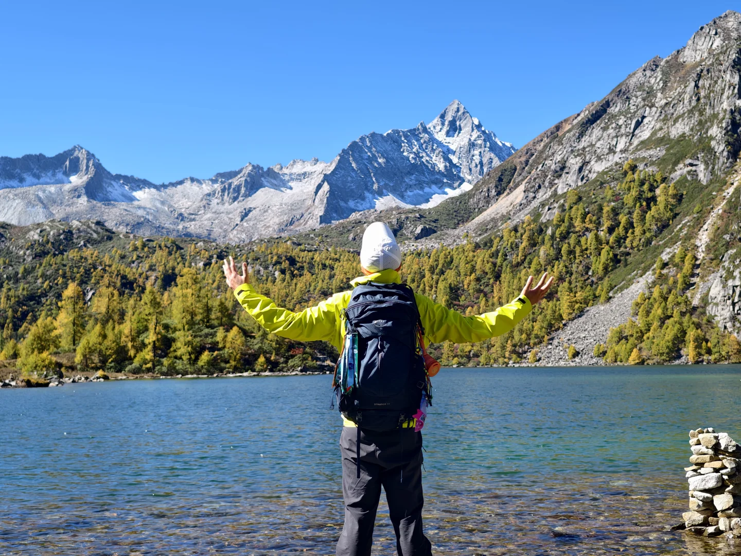 行走的金秋诗篇 3日党岭三湖徒步，邂逅秋色