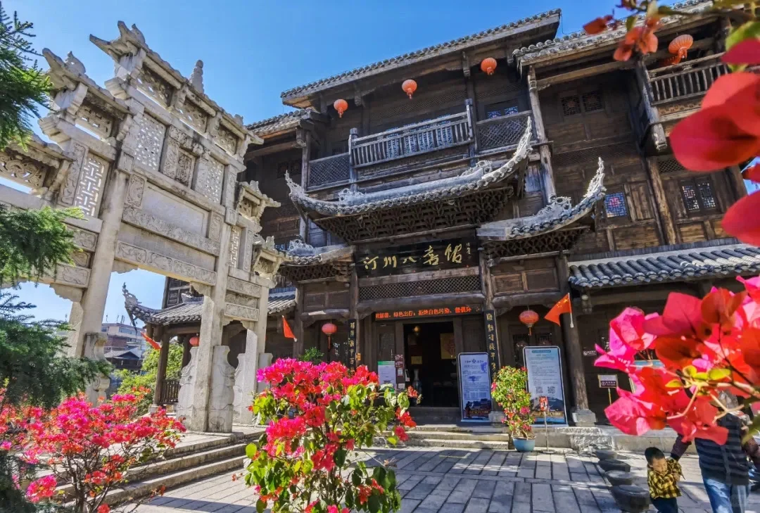 长汀古城客家八喜楼 送银票，互动打卡景点