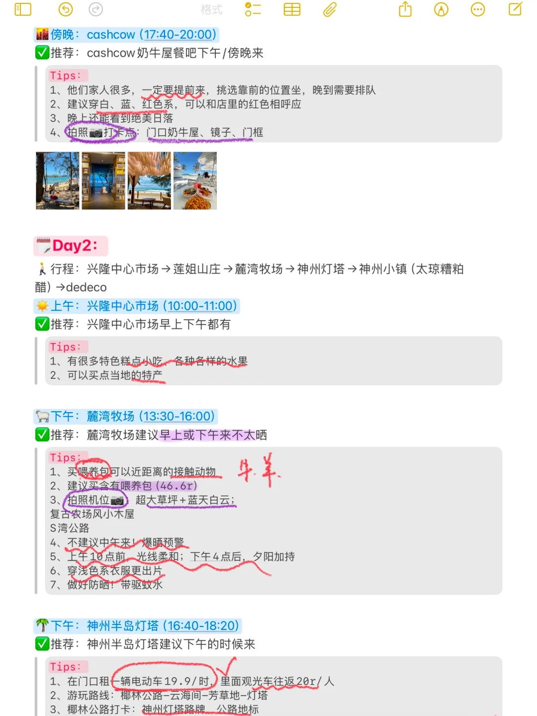 本J人对自己做的万宁旅游攻略甚是满意‼️