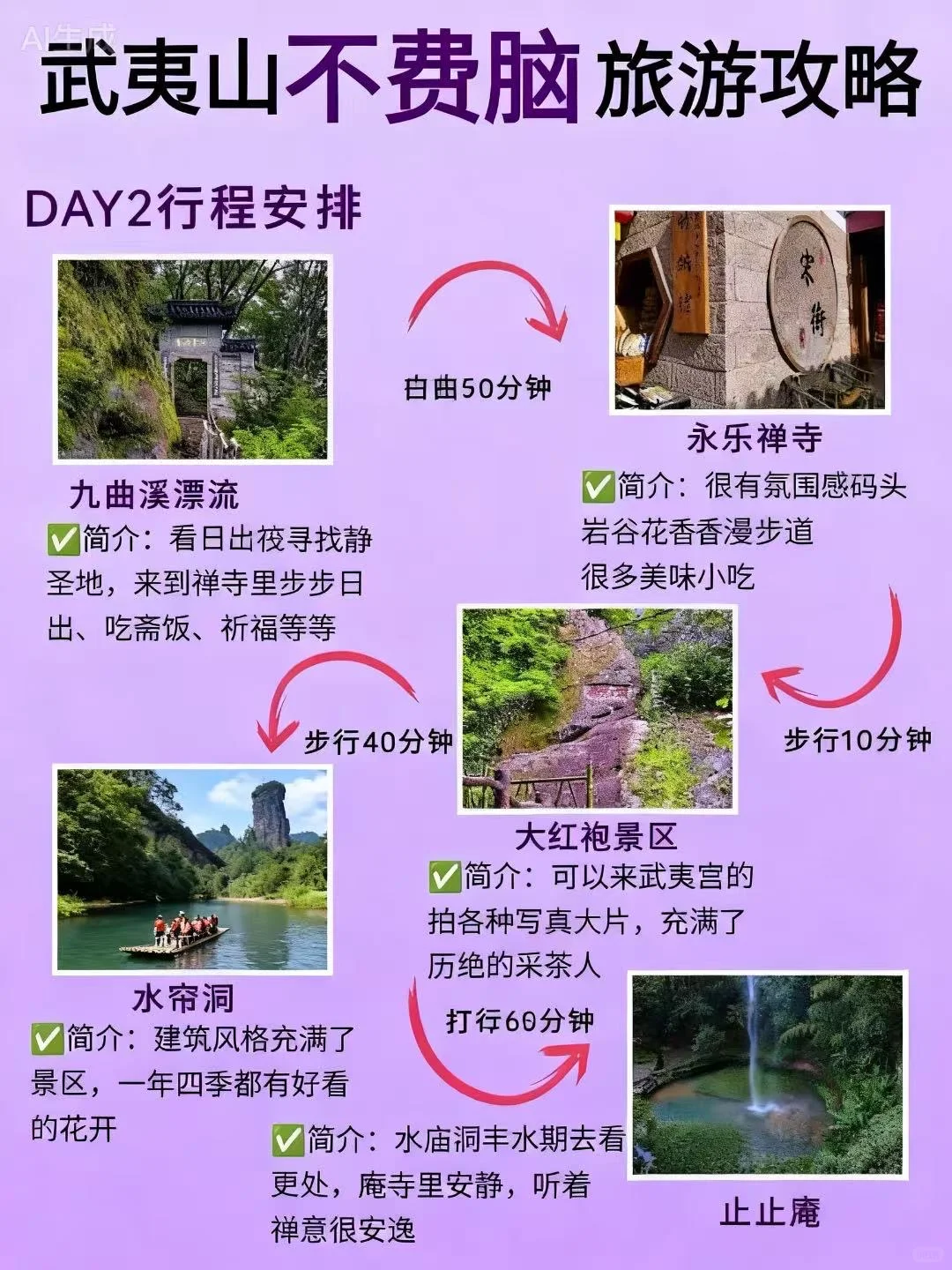 武夷山必玩！3 天打卡精华景✨