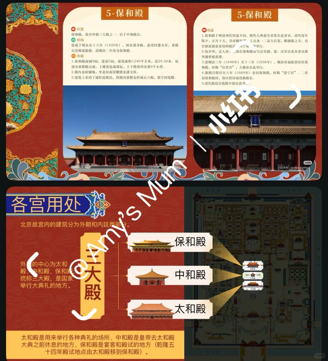 《故宫博物院》中轴线景点介绍ppt+演讲稿