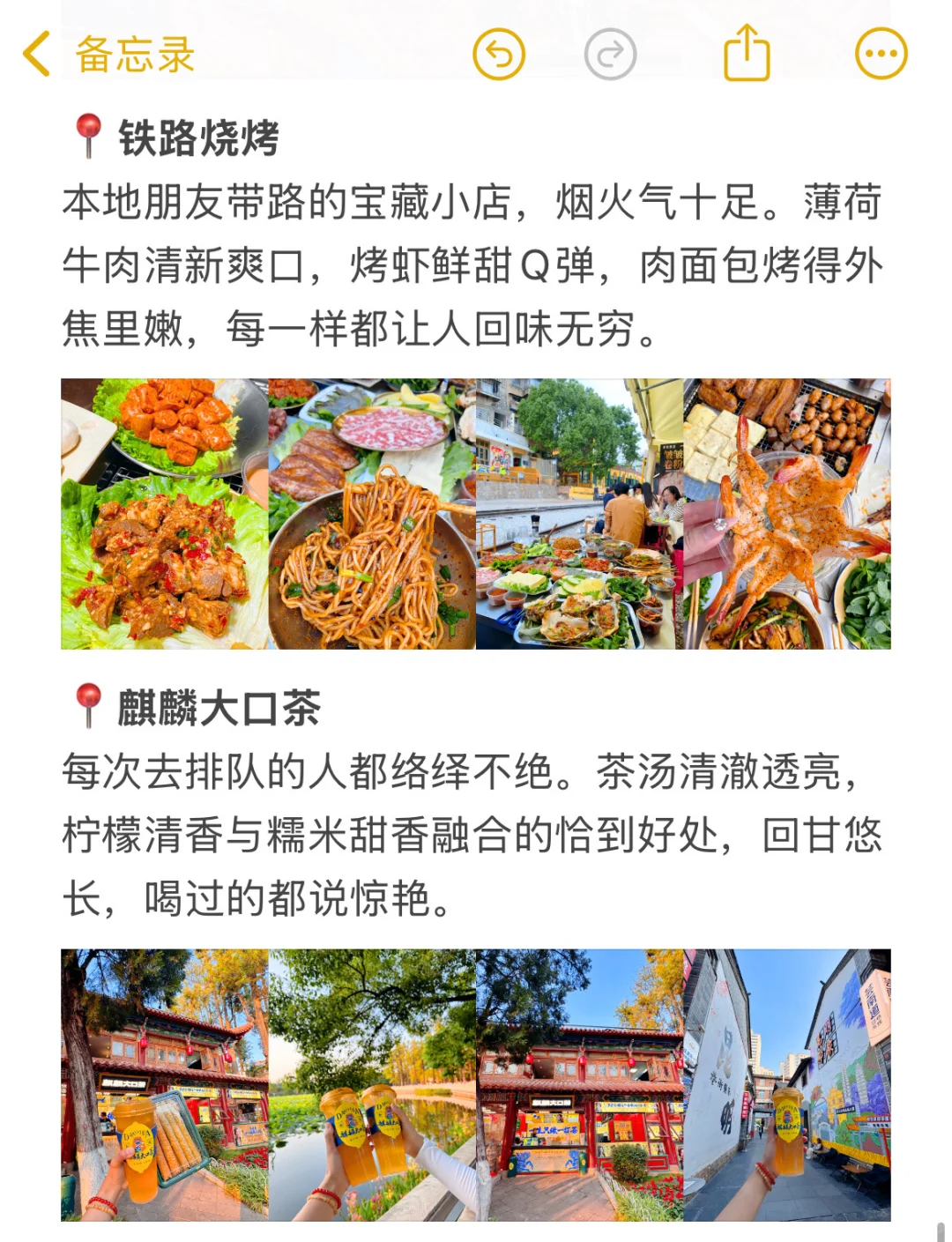 本人做的昆明旅游攻略已经next level了…