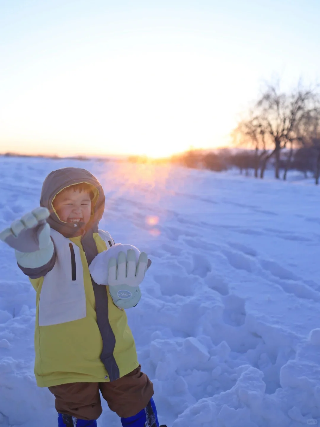 放弃哈尔滨了，高铁直达玩雪地❄️我先冲了