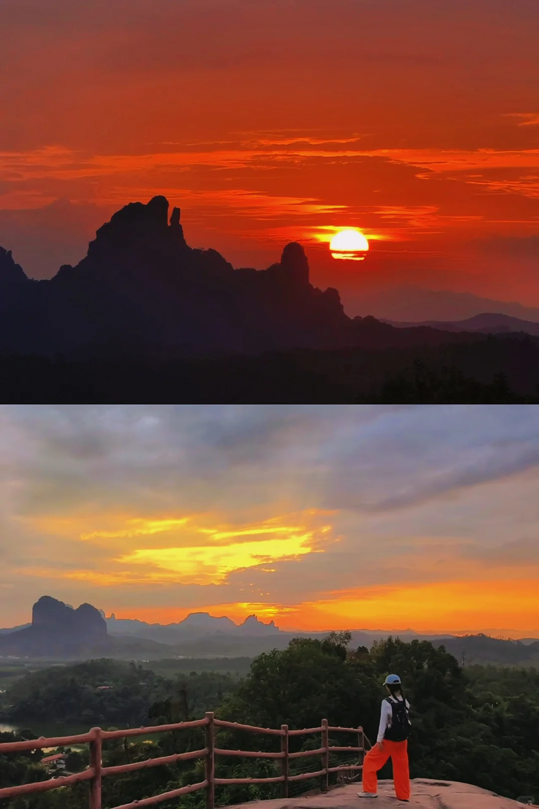 丹霞山1天刷遍核心!懒人路线日落夜游拿捏