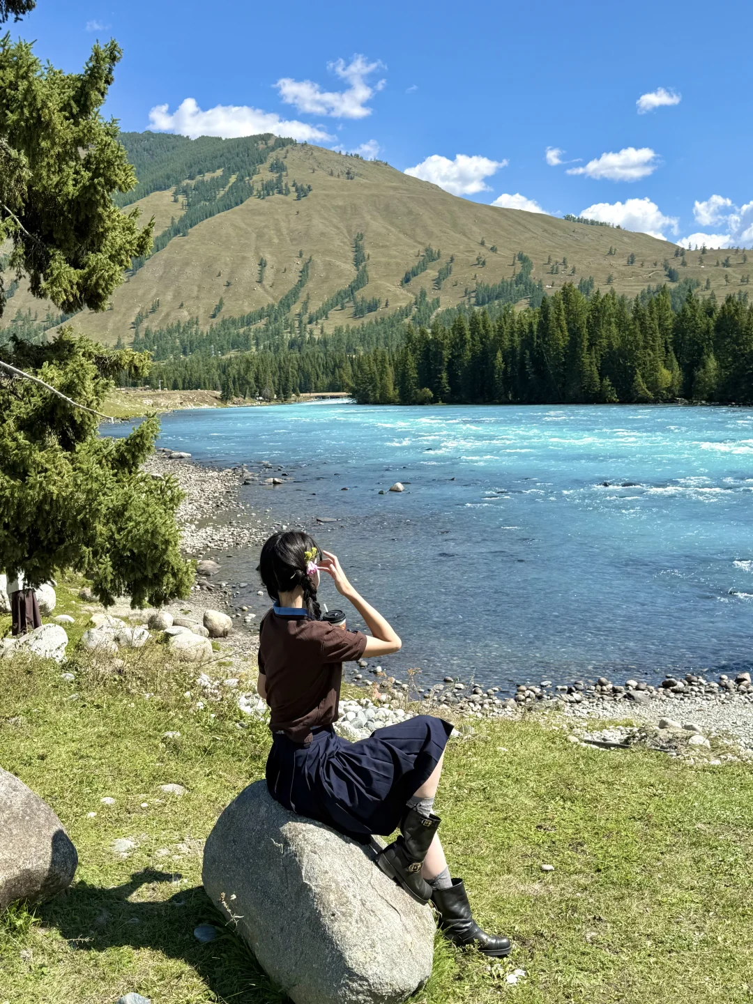 live图才能表达新疆阿勒泰的蓝天白云☁️🏔️