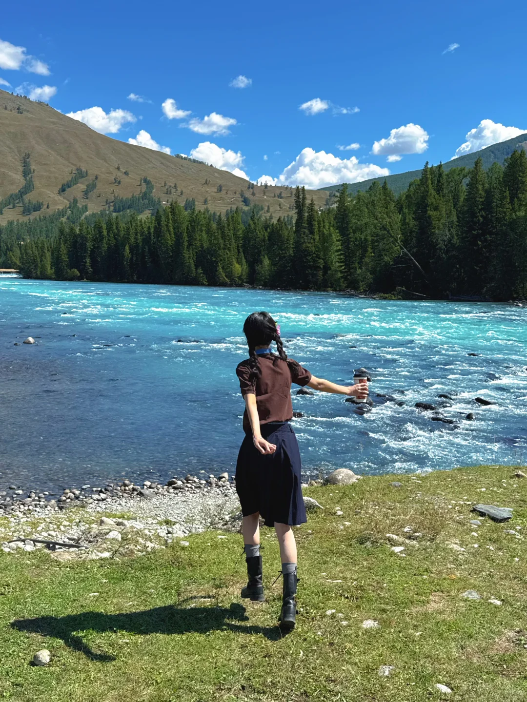 live图才能表达新疆阿勒泰的蓝天白云☁️🏔️