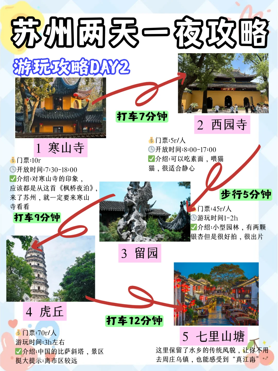 终于玩明白苏州了！苏州两天一夜攻略不绕路