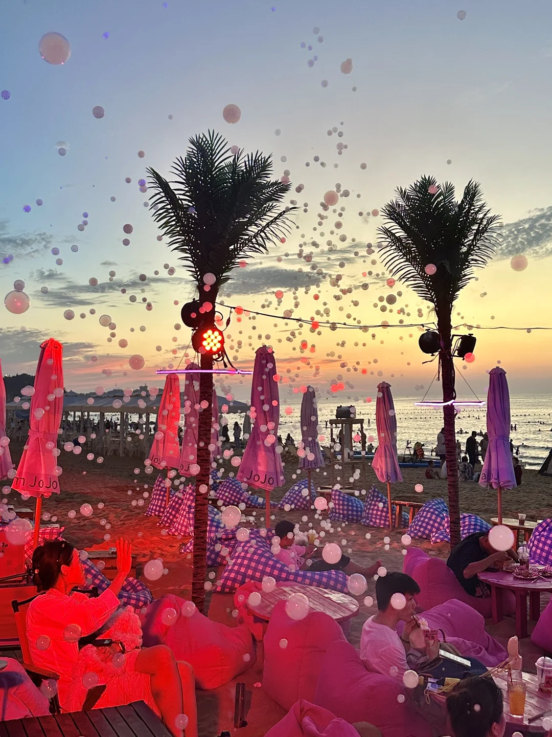 威海实况！！！都拍到了么！！！山东的世纪晚霞