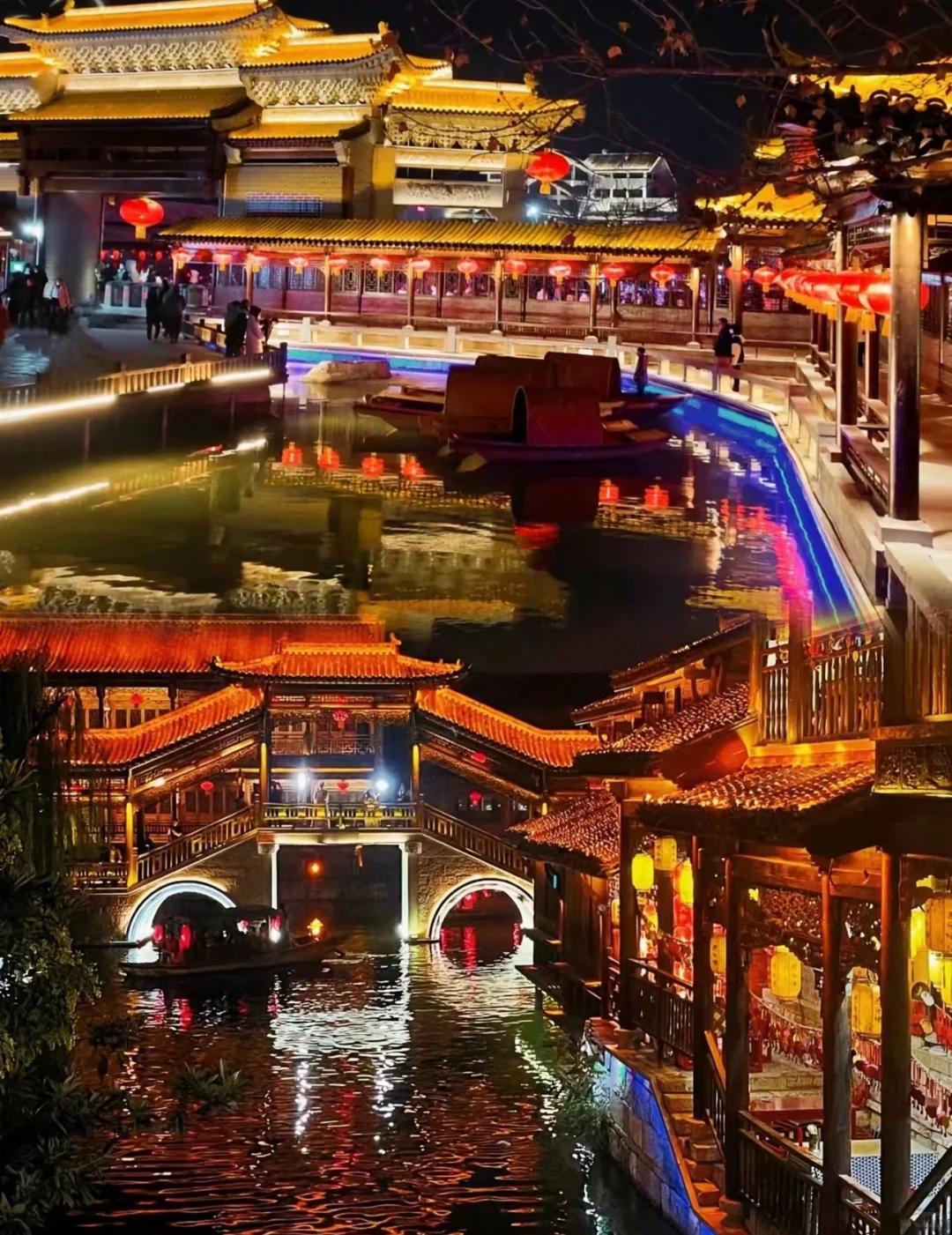 河北邯郸｜赤水湾古镇｜夜景游览