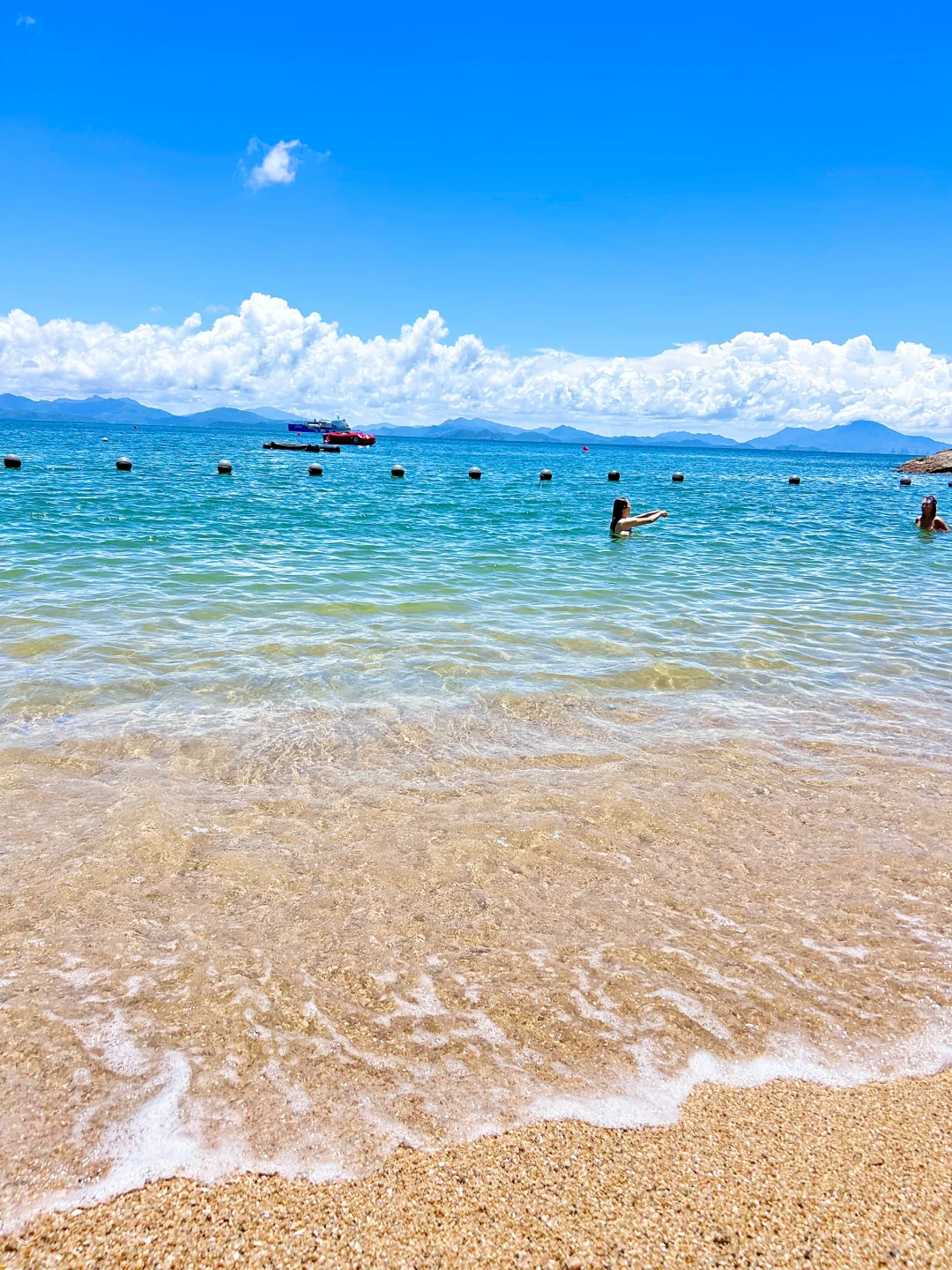 在深圳‼️比起大梅沙，我更爱这片玻璃海🏖️
