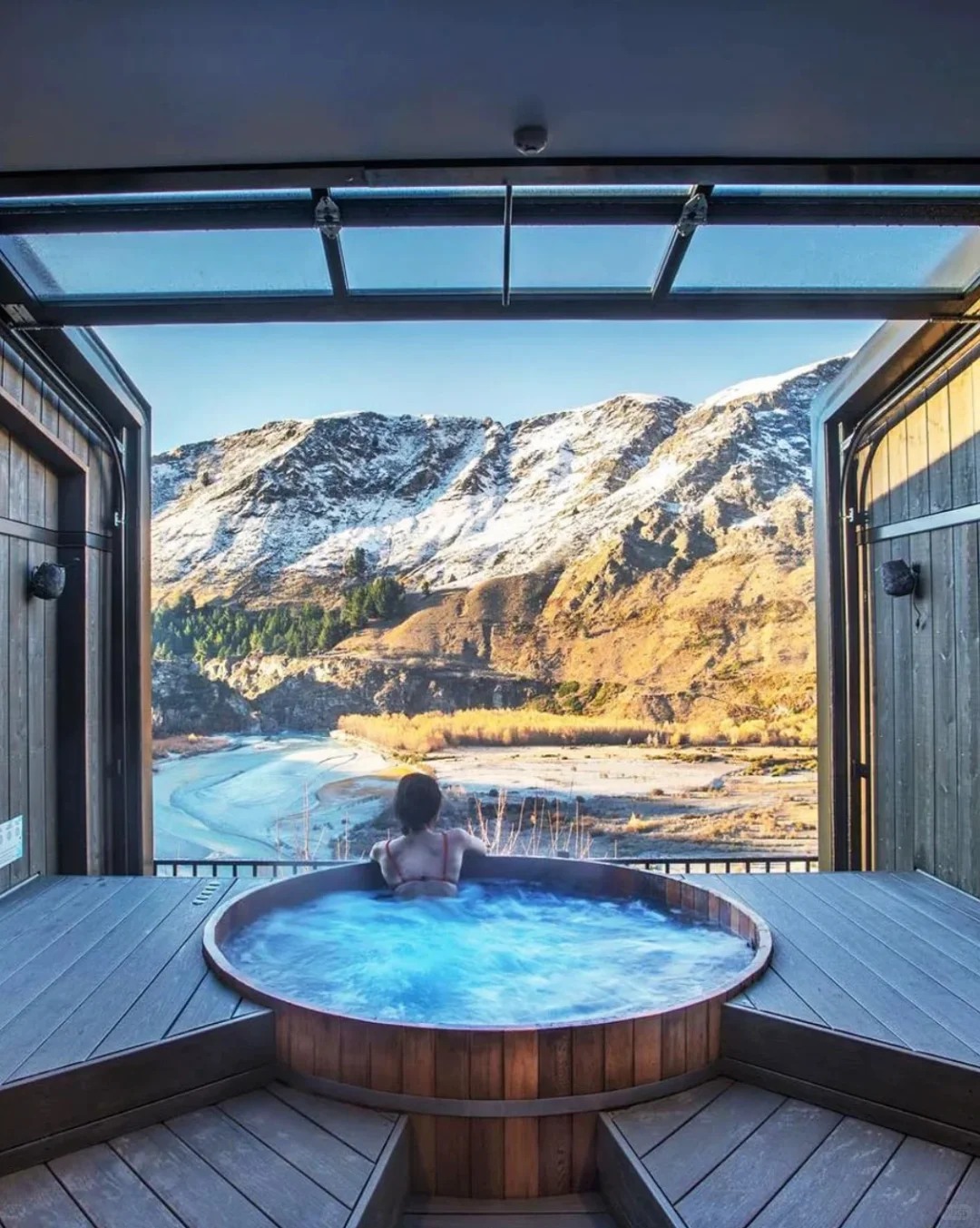 🇳🇿皇后镇必去❗️五个顶赞绝美温泉spa📷