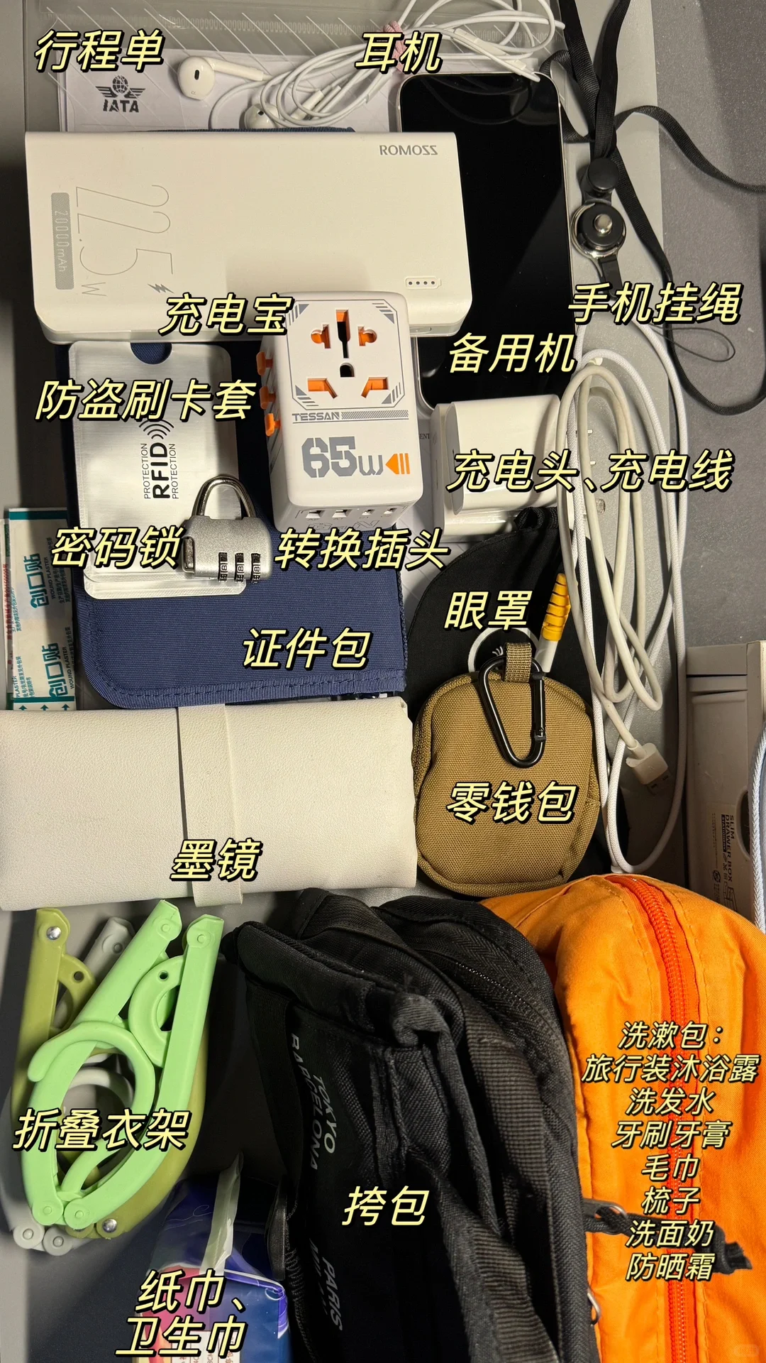 04背包环游7国倒计时🕤｜行李准备清单🧾