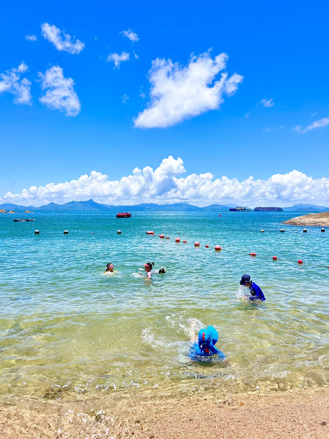在深圳‼️比起大梅沙，我更爱这片玻璃海🏖️