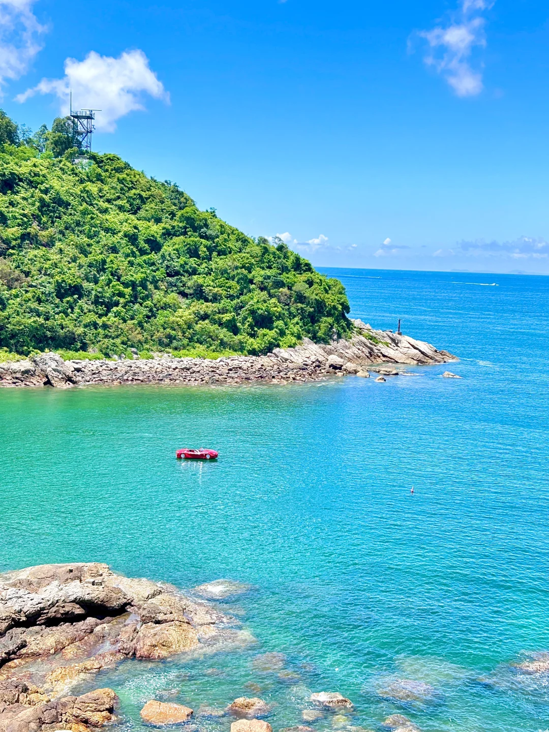 在深圳‼️比起大梅沙，我更爱这片玻璃海🏖️