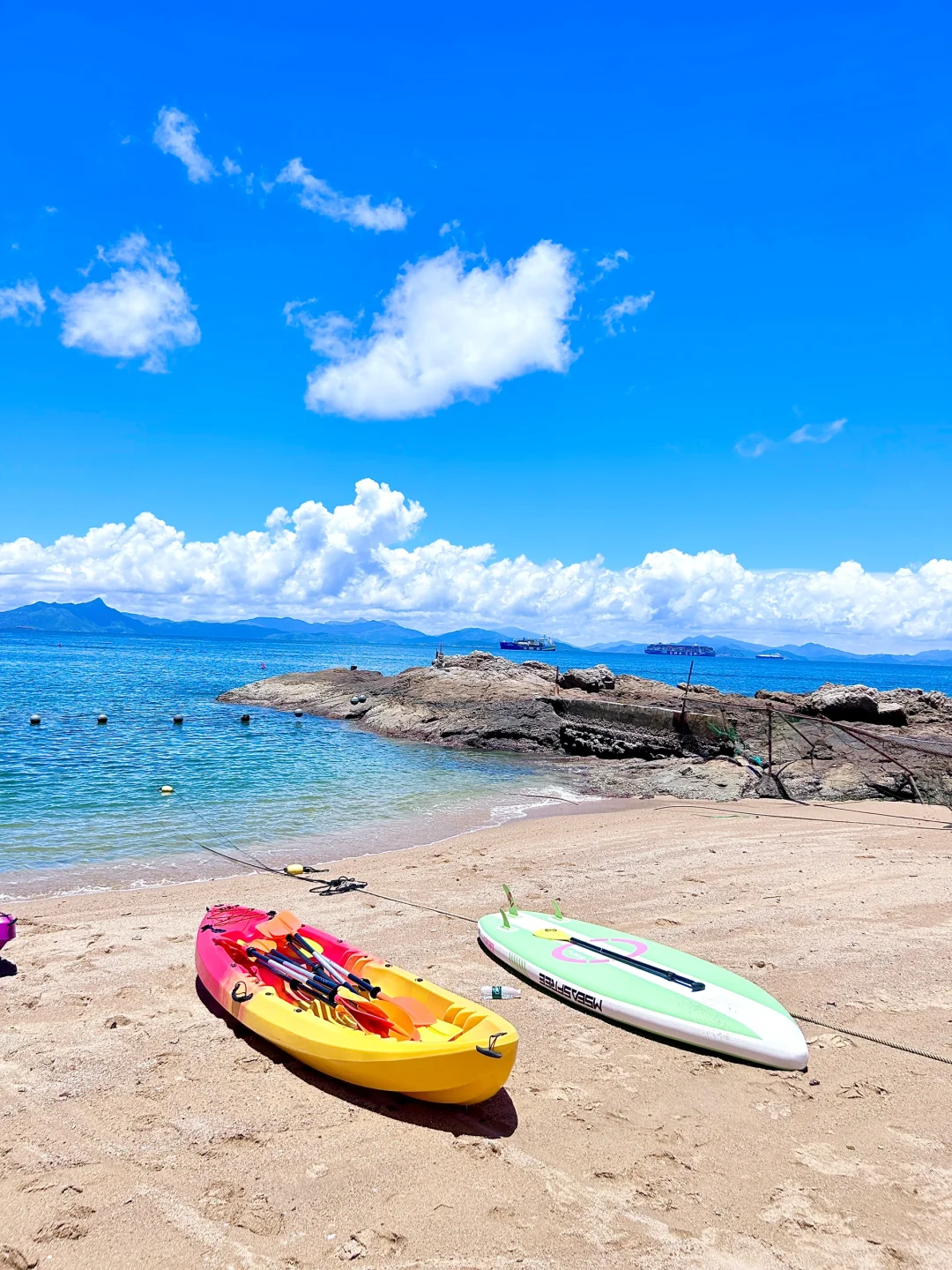 在深圳‼️比起大梅沙，我更爱这片玻璃海🏖️
