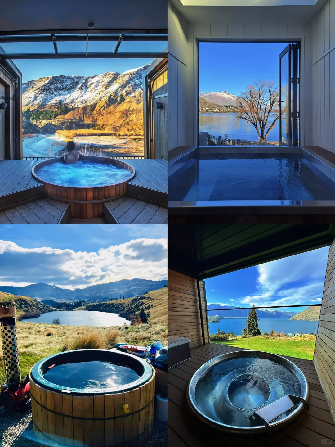 🇳🇿皇后镇必去❗️五个顶赞绝美温泉spa📷