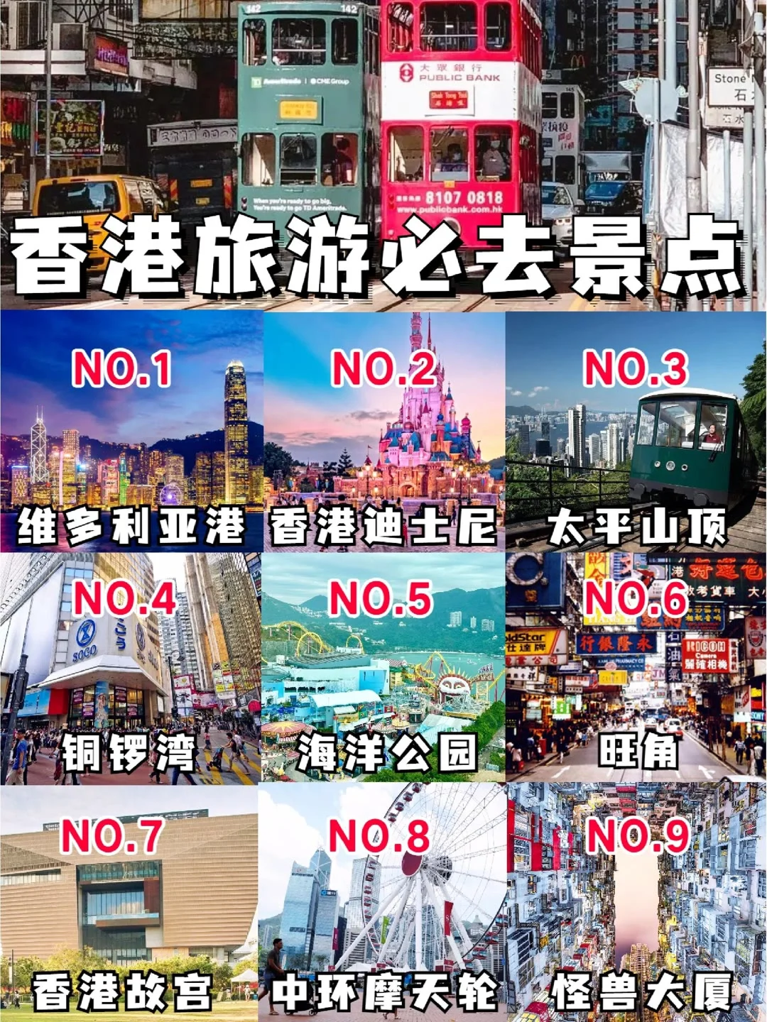 🇭🇰香港旅游必去景点
