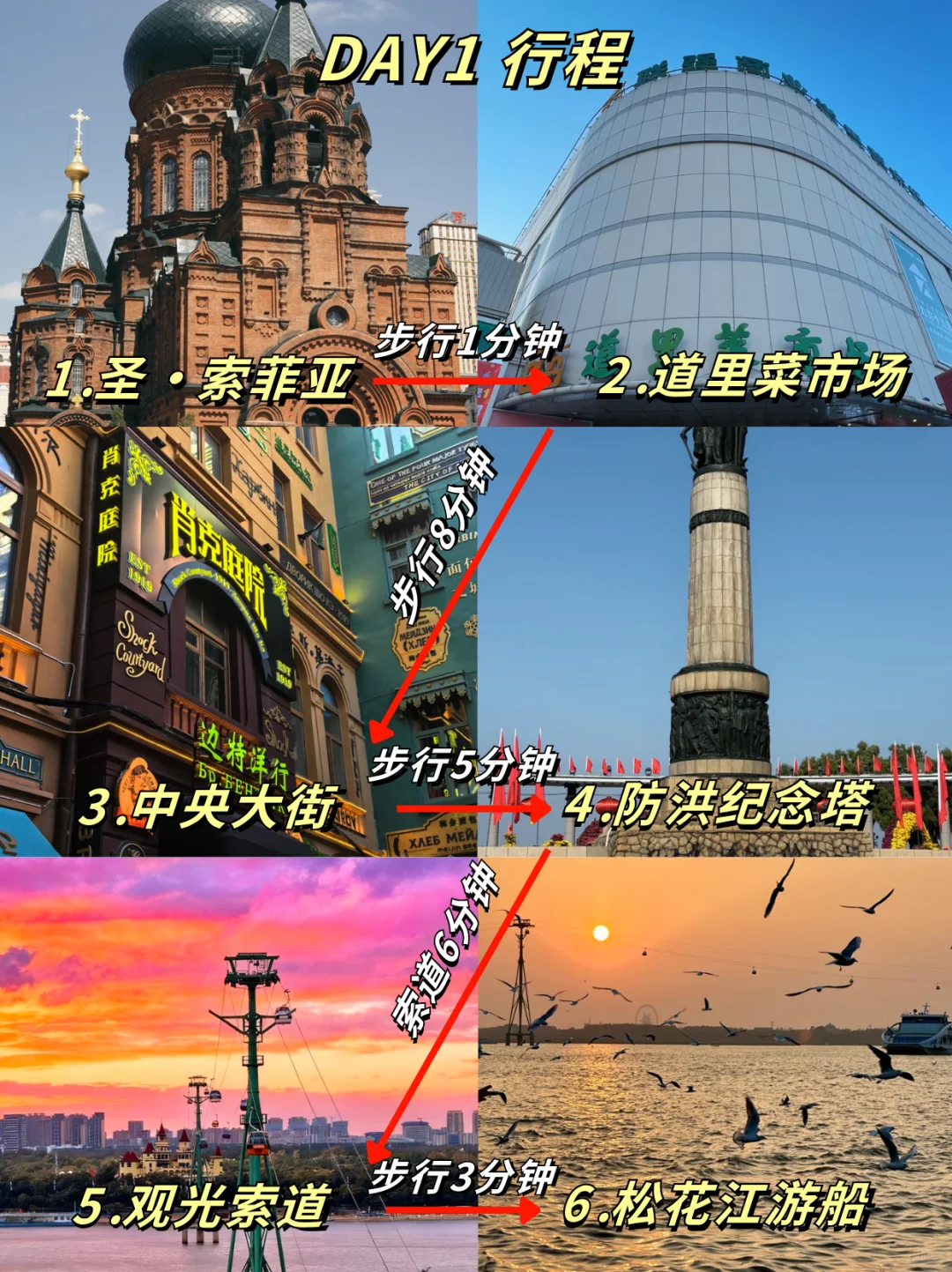 哈尔滨错峰3天2夜已回！熬夜整理的全攻略！！