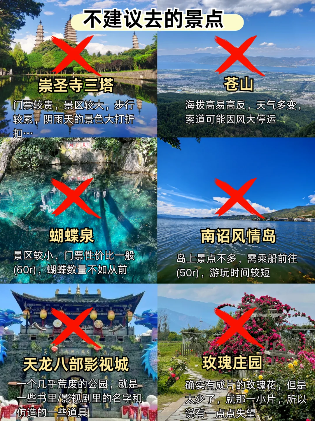 大理3天刚回，说点不一样的大实话……