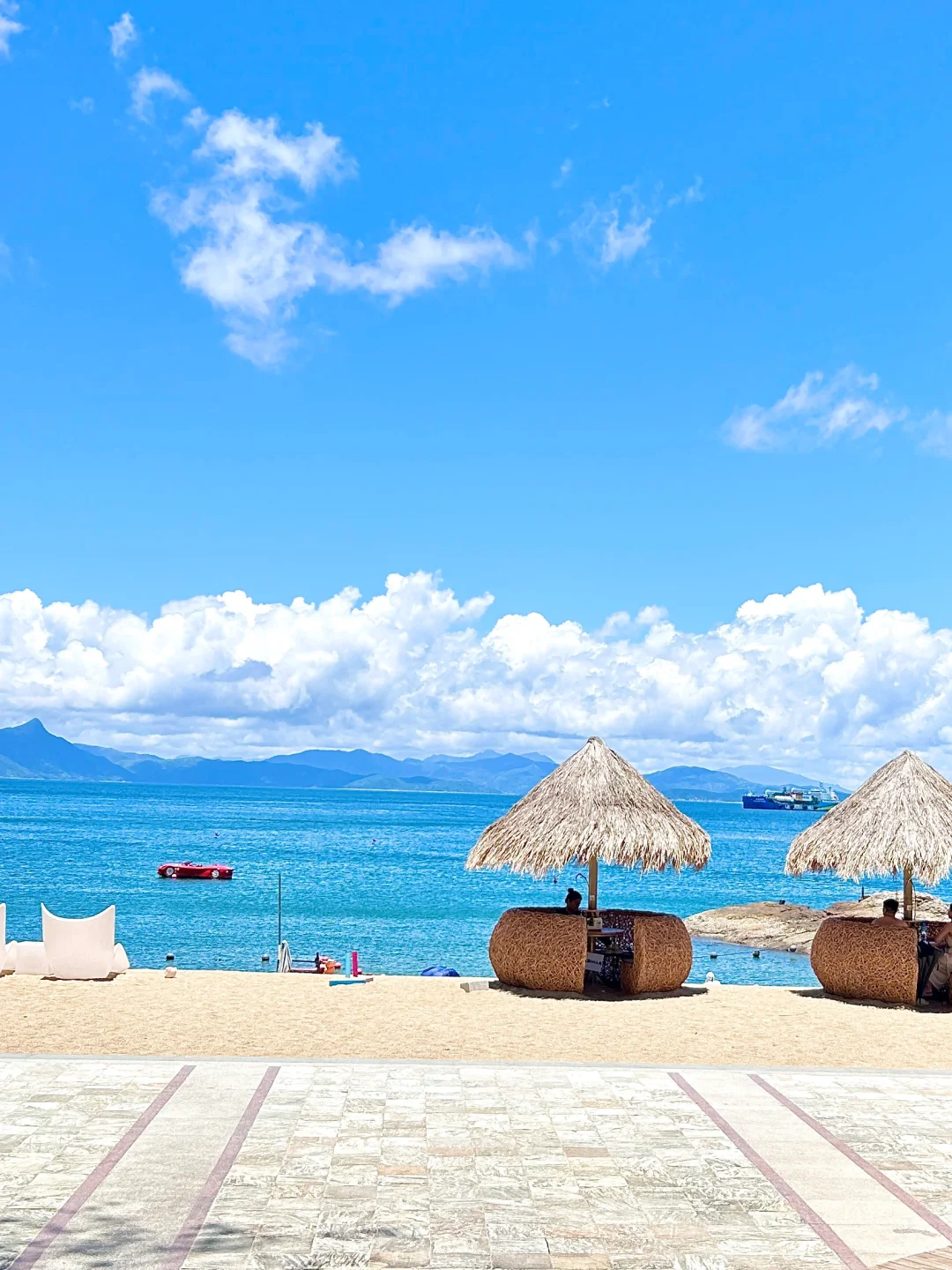 在深圳‼️比起大梅沙，我更爱这片玻璃海🏖️