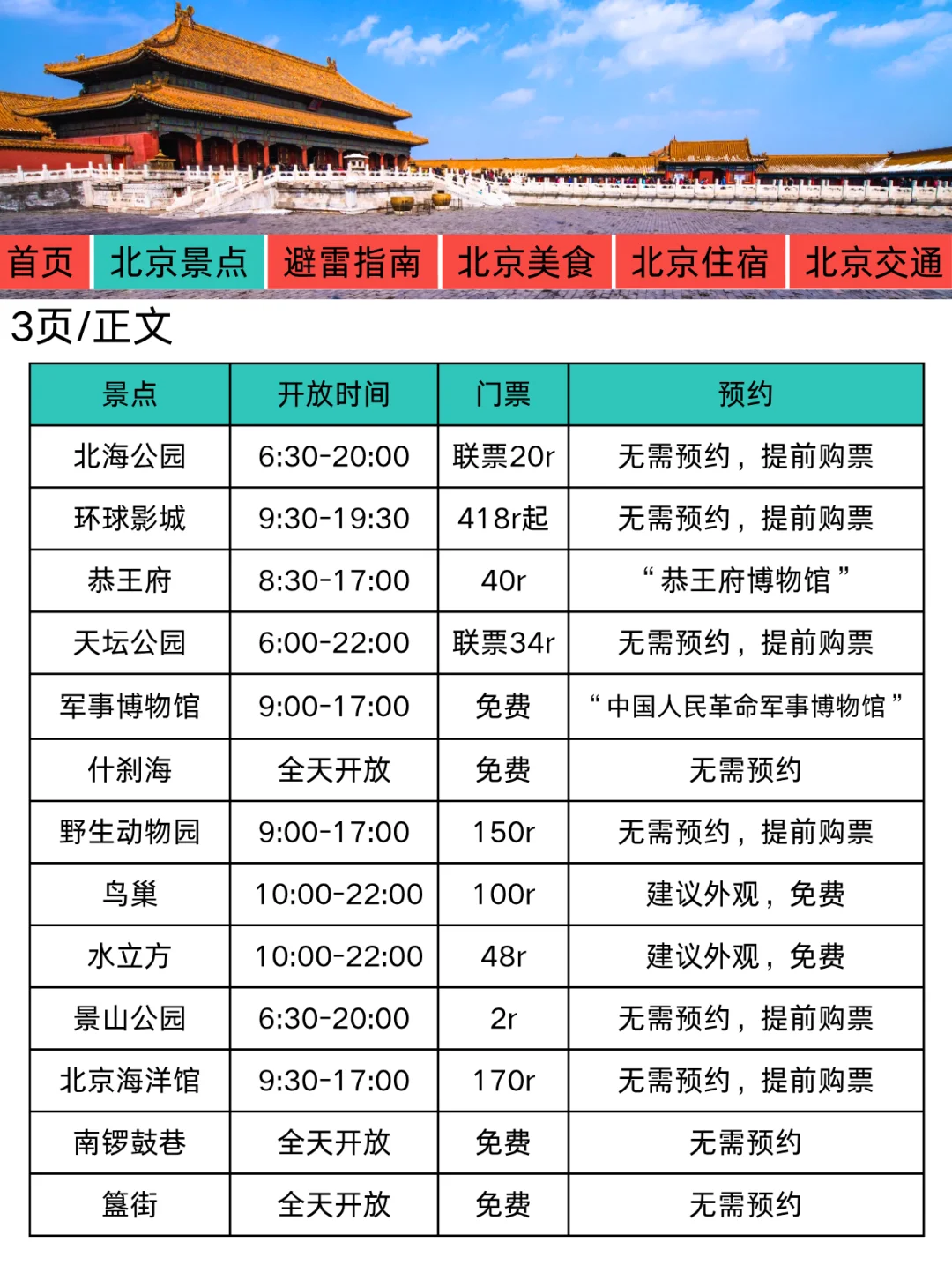 北京刚发布的旅游通知！幸好提前看到了