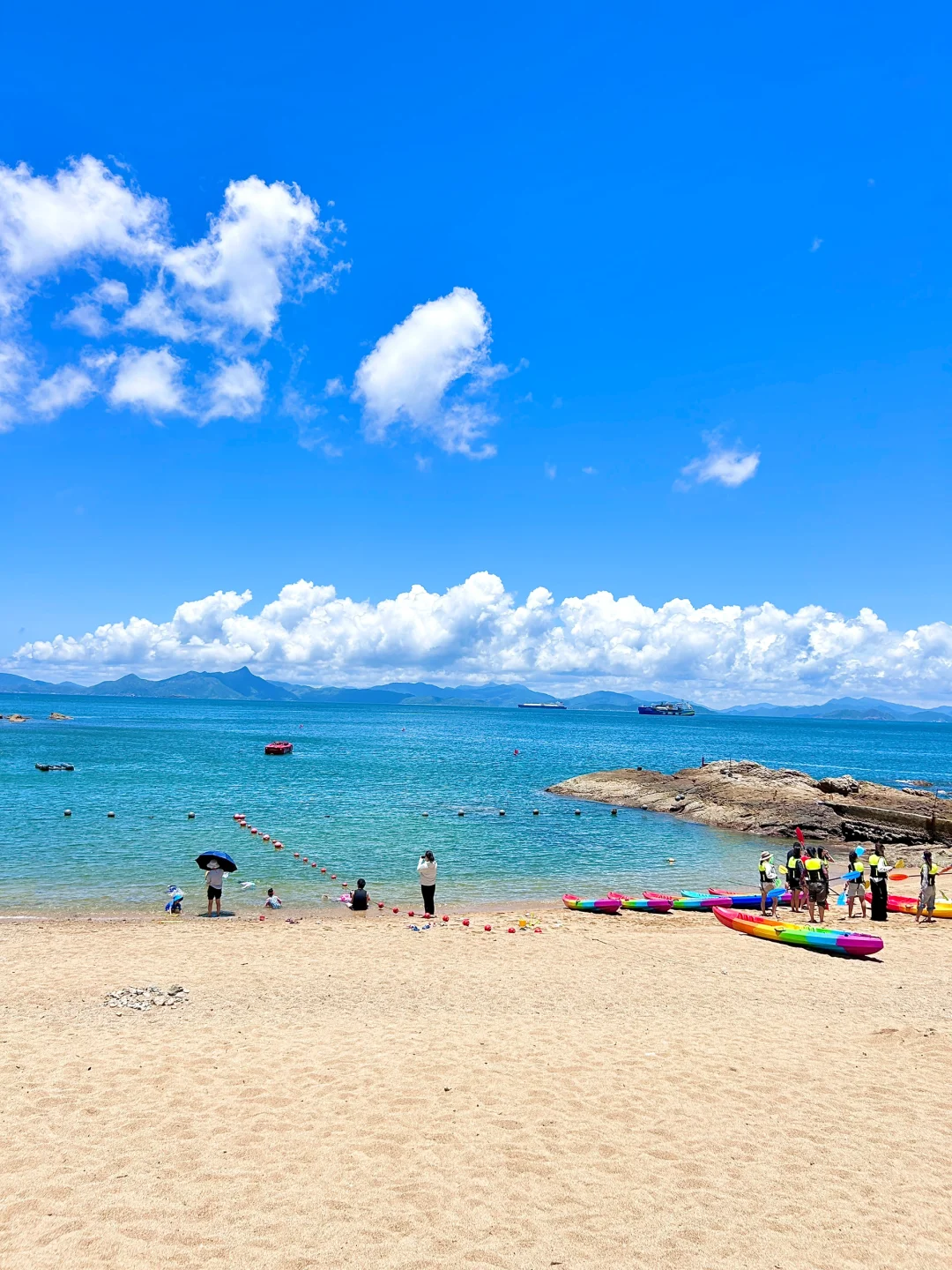 在深圳‼️比起大梅沙，我更爱这片玻璃海🏖️