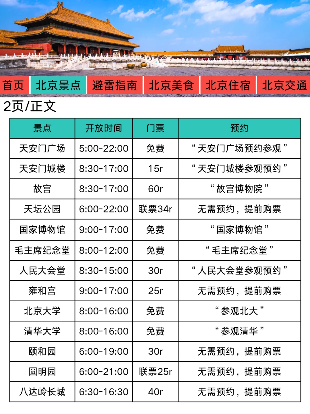 北京刚发布的旅游通知！幸好提前看到了