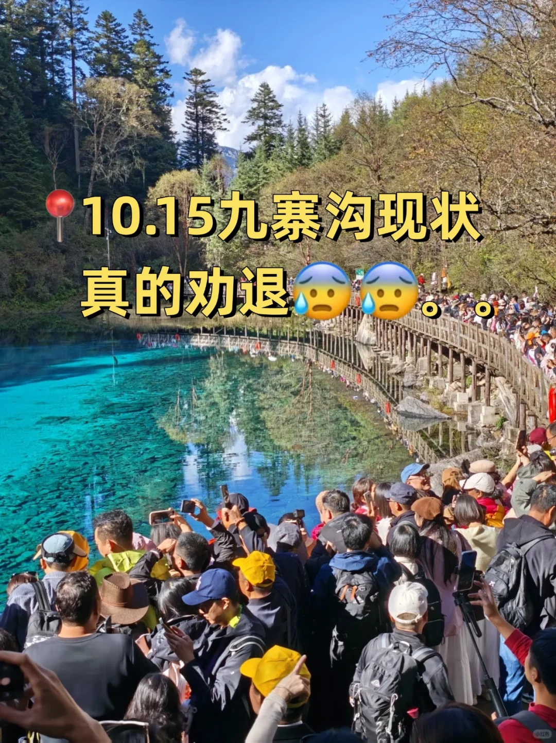 10.15📍九寨沟已遭罪，不要太离谱了。。