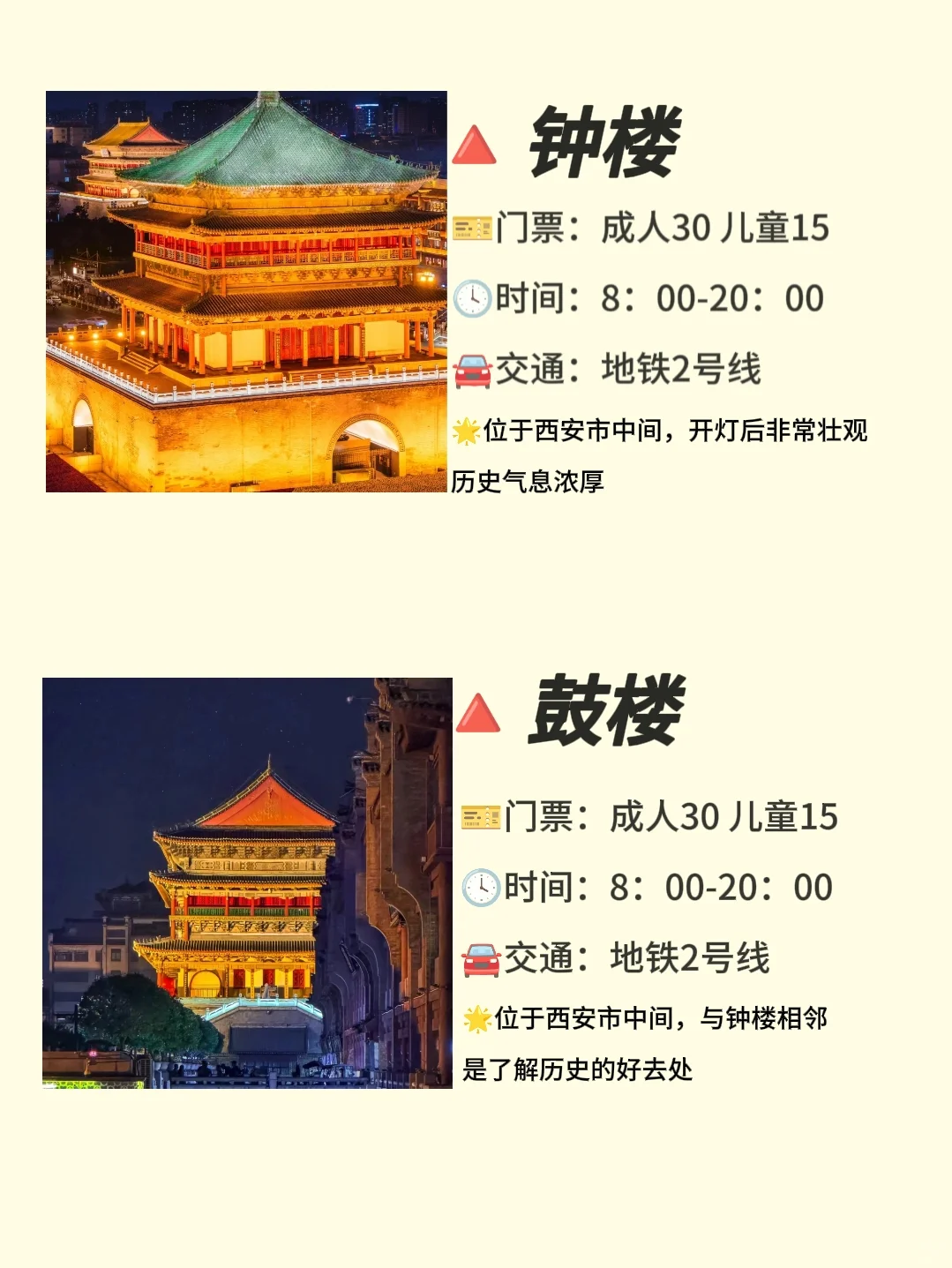 西安必去九大景点‼️旅游前必看‼️