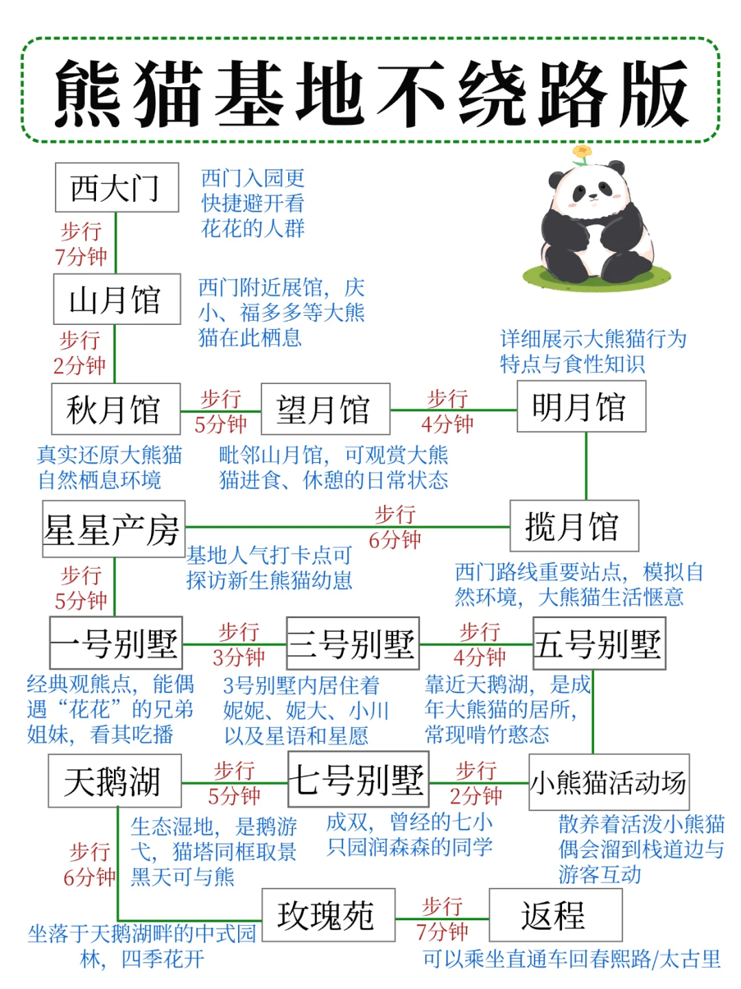 被自己手写的熊猫基地攻略满意得睡不着...