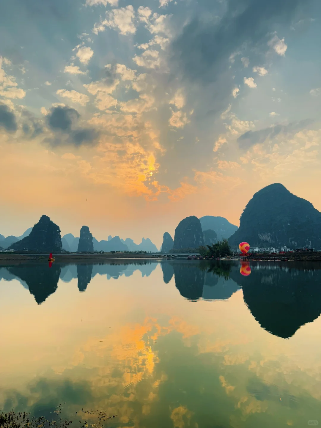 阳朔刚回！人少超近的日落观赏点被我找到了！