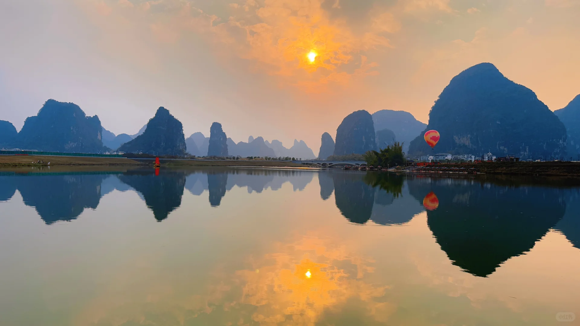 阳朔刚回！人少超近的日落观赏点被我找到了！