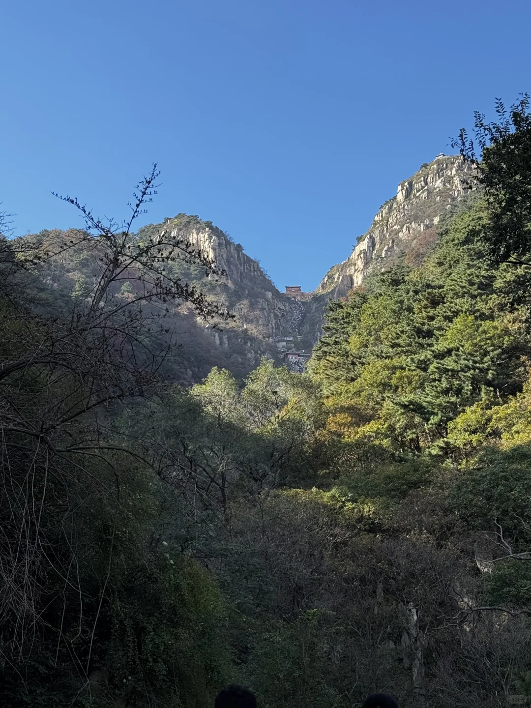 泰山行:4小时登顶玉皇顶的暖秋之旅