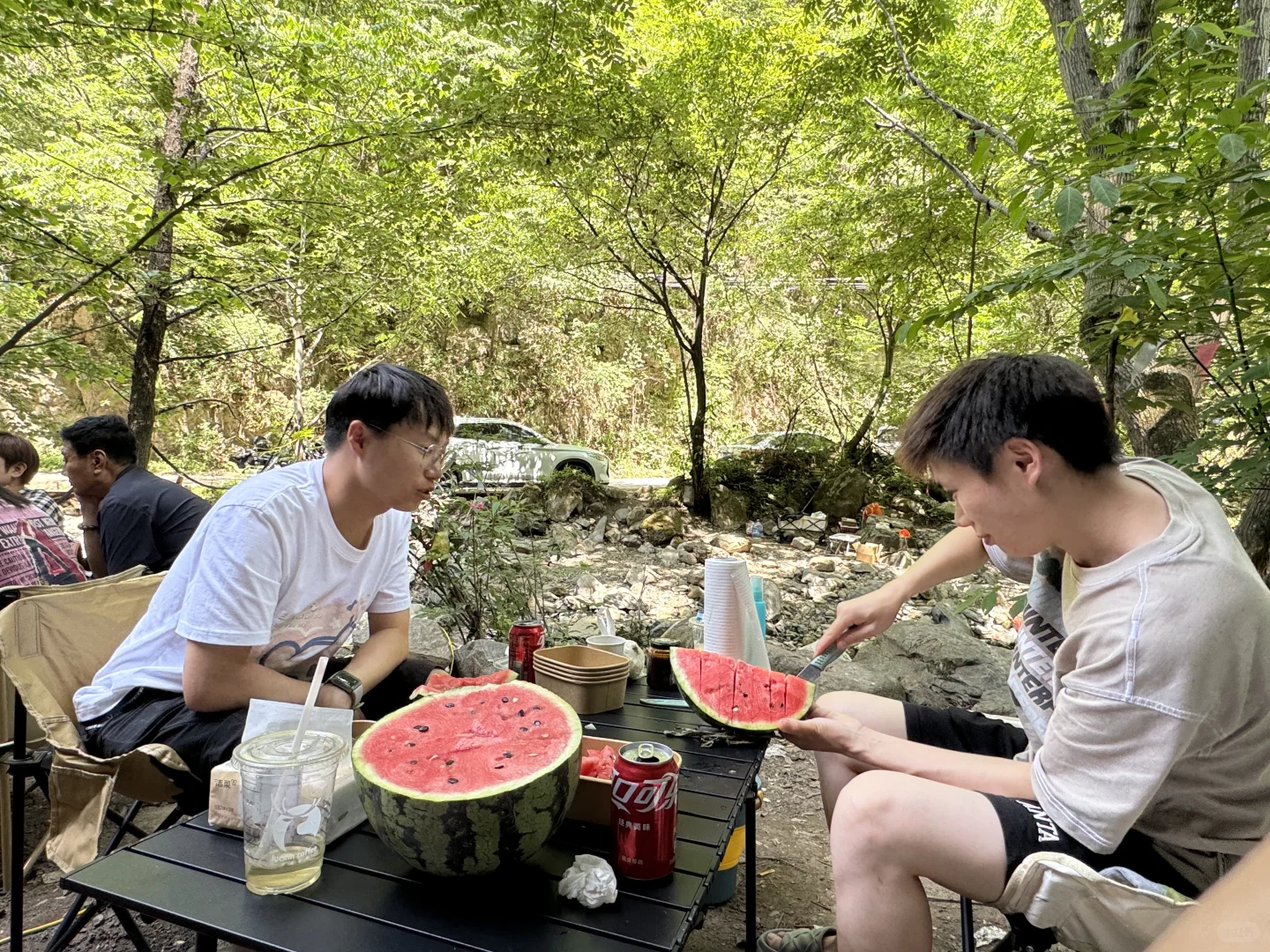 被山林包围的小溪流！太绝了！