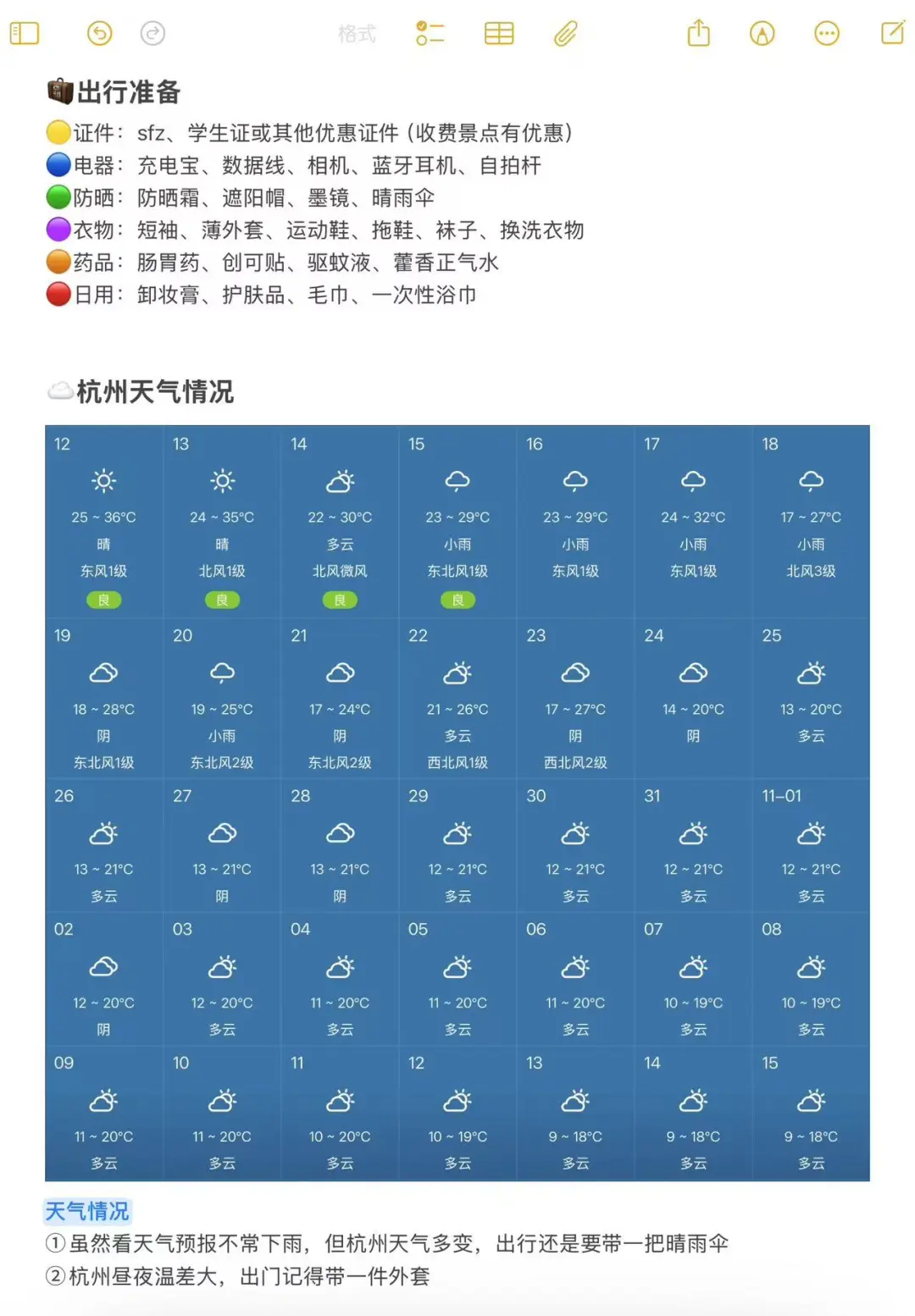 被自己做的杭州旅游攻略满意到睡不着